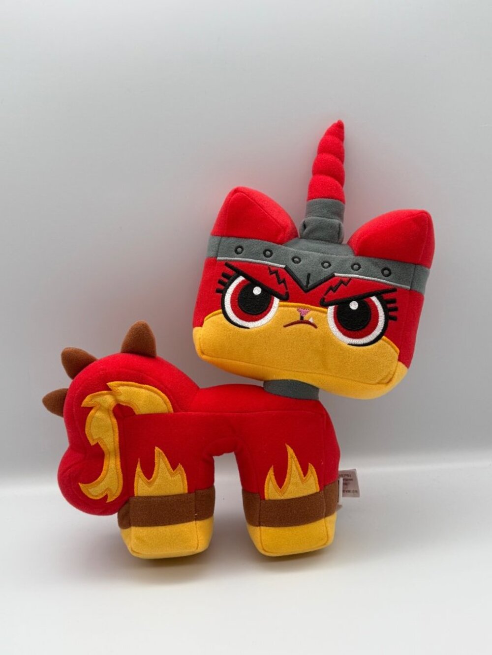 The Lego Movie 2 Warner Bro Angry Kitty 12" Red Cat Soft Plush Stuff Animal 2018